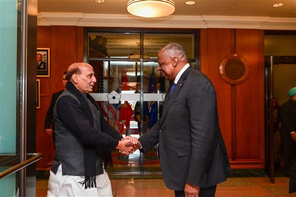Rajnath Singh and Lloyd Austin discuss centrality of ASEAN in Indo-Pacific
