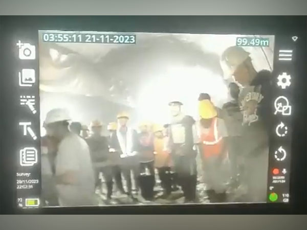 Rescuers release first video of workers trapped in collapsed Uttarakhand tunnel